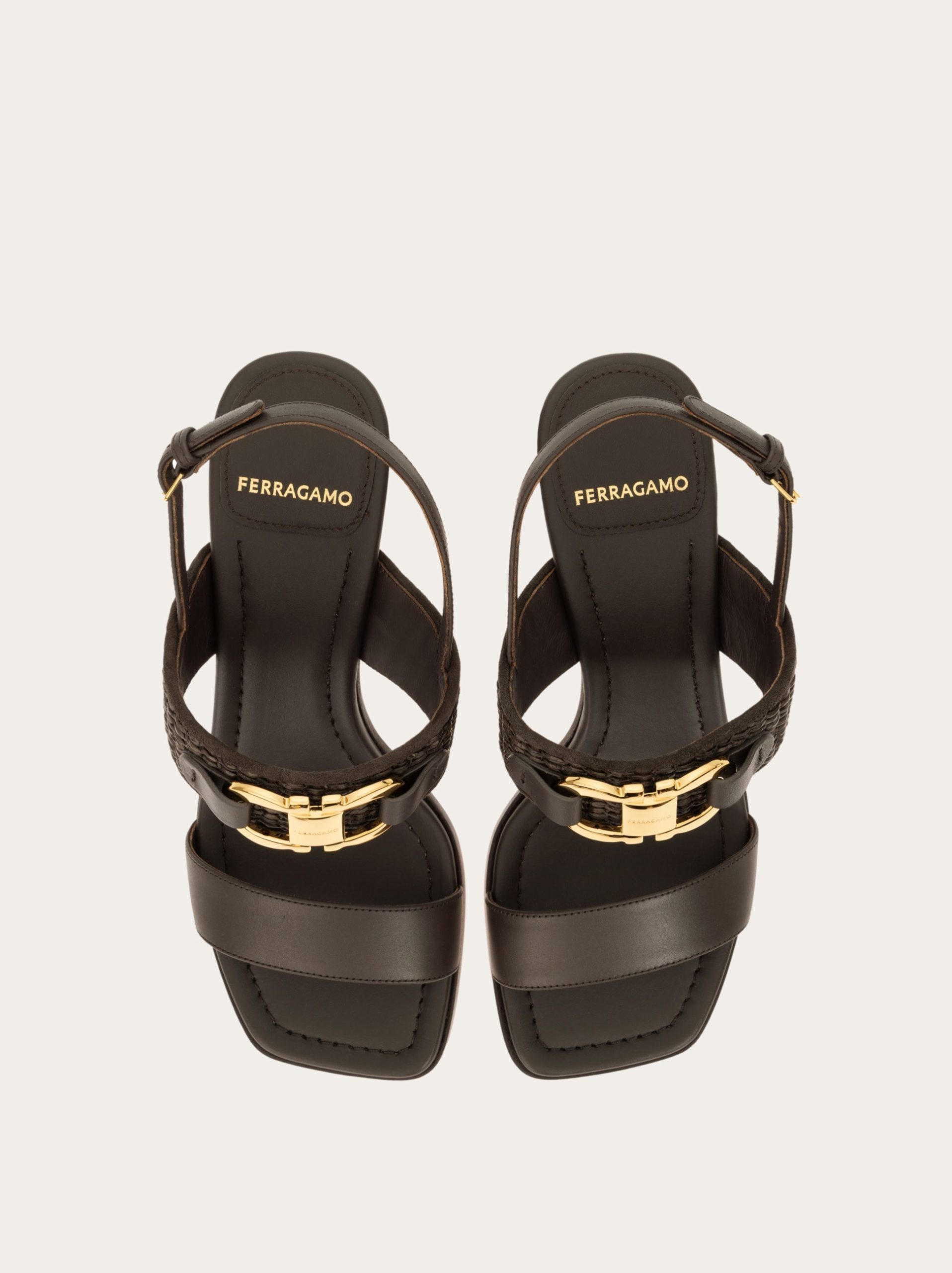 Ferragamo Sandal with Gancini ornament - Image 4